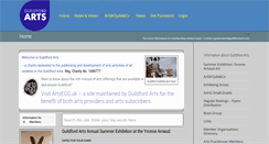 Desktop Screenshot of guildfordarts.com